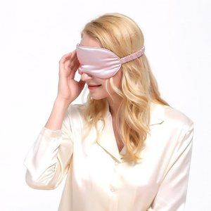 New LULUSILK Mulberry (Pink) Silk Sleep Eye Mask